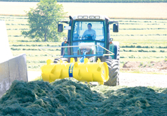 RECK-Grassilageverteiler PLANTAR schwenkbar