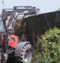 RECK-Elektromixer Typ BLIZZAD/Frontladehaltebock