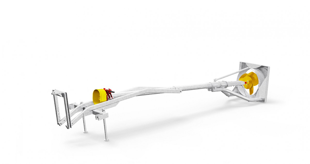 RECK - Slurry mixers: Folding PTO Mixer Tiger with Seal frame