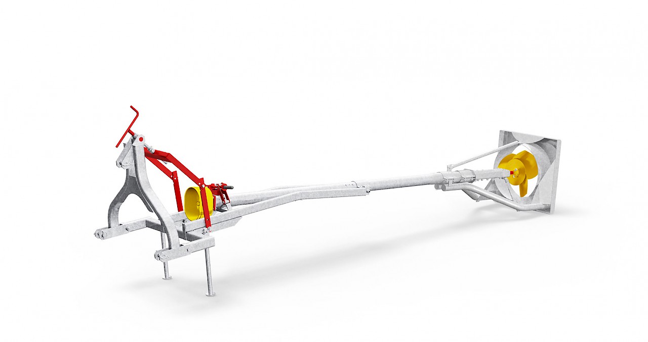 RECK - Slurry mixers: Folding PTO Mixer Gepard with Seal frame