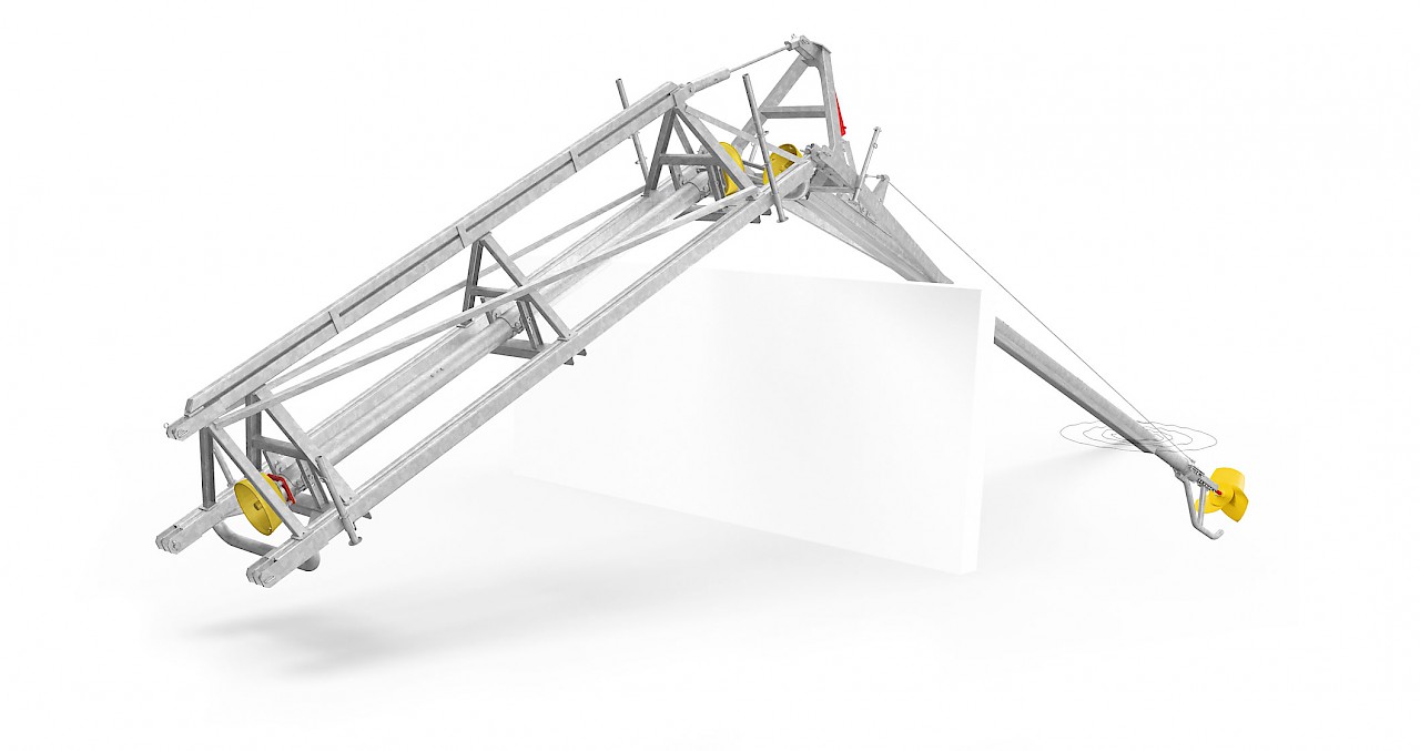 RECK - Slurry mixers: PTO Mixer rigid Typhoon with Ocelot frame extension