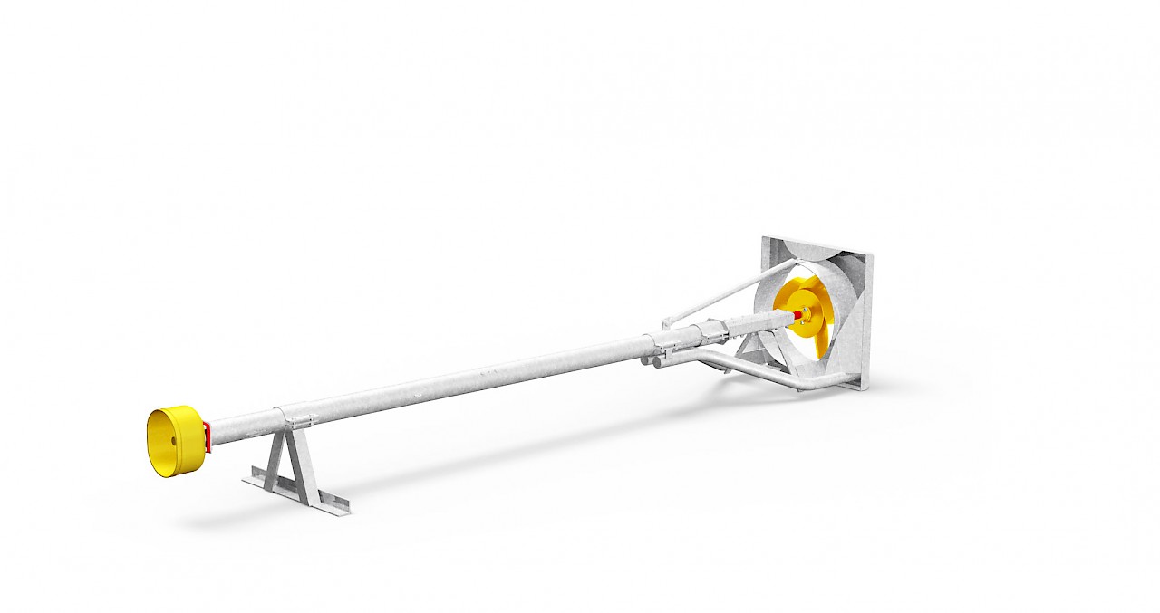 RECK - Slurry mixers: Mixer rod PTO Mixing rod, fixed stationary with Seal frame