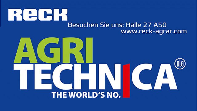 RECK Agrartechnik - Выставка Agritechnica 12 - 18 ноября 2017 г.